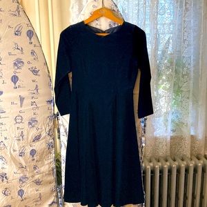 Holiday dress, children’s 10 year worn once, navy blue velvet